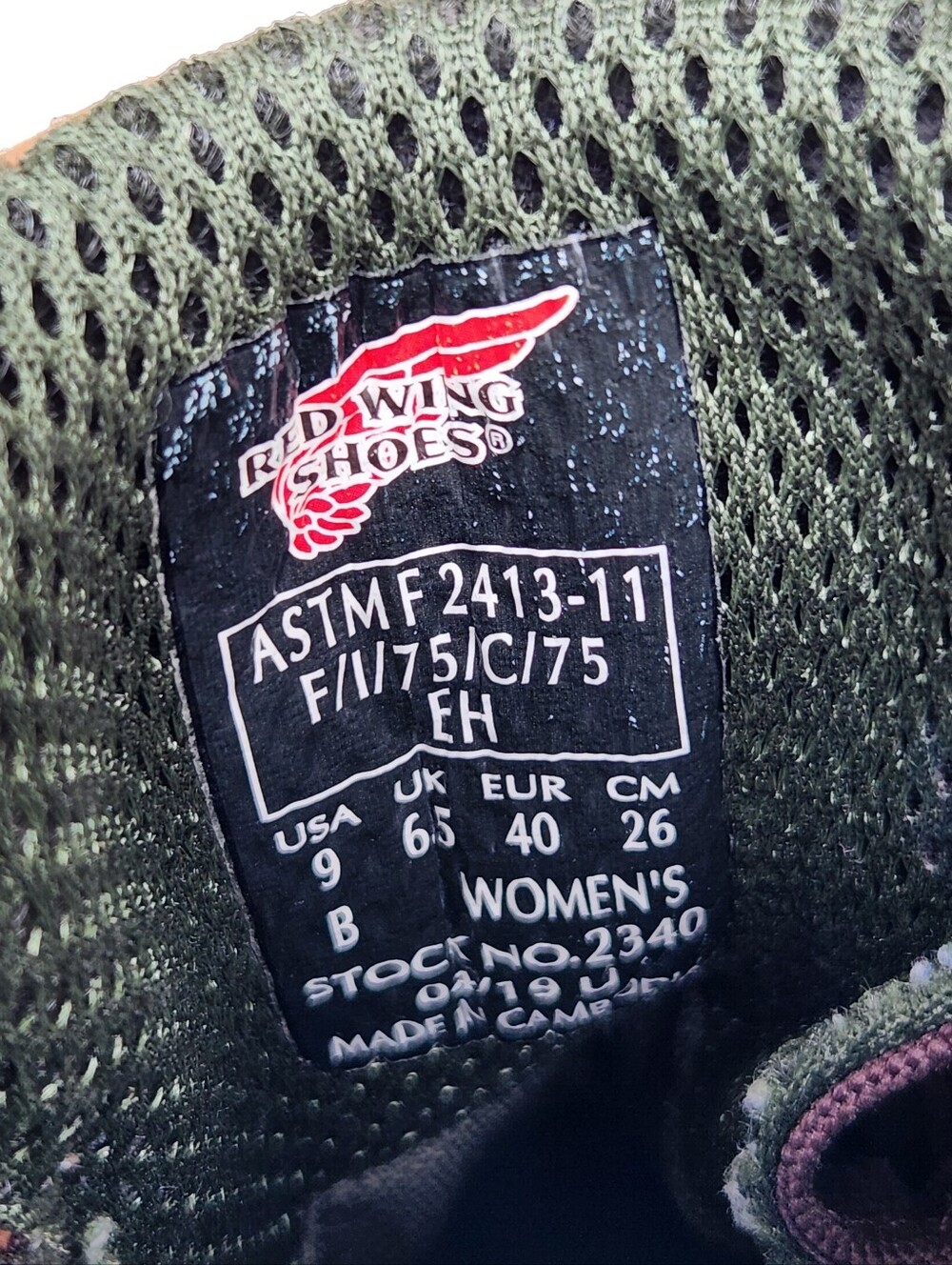 Red Wing "King Toe" 5" Safety Toe Work Boot Brown Leather | Women's Size 9 - Picture 10 of 16